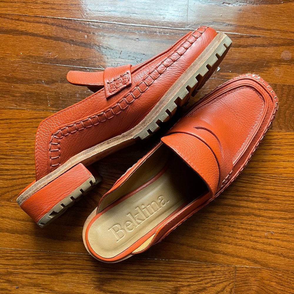 Beklina Loafer Mule in Persimmon